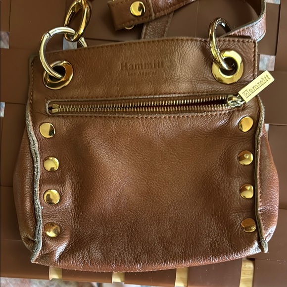 Hammitt Brown Leather Crossbody Bag - Picture 4 of 10